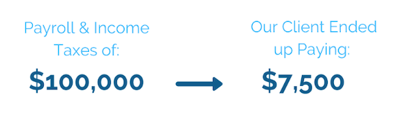 Brager Tax Law Group - Payroll & Income Taxes of $100,000