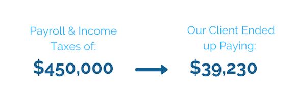 Brager Tax Law Group - Payroll & Income Taxes of $450,000