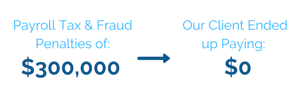 Brager Tax Law Group - Payroll Tax & Fraud Penalties of $300,000