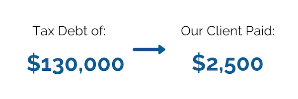 Brager Tax Law Group - Tax Debt of $130,000