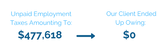 Brager Tax Law Group - Unpaid Employment Taxes Accounting to $477,618